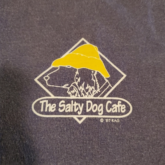 The Salty Dog Cafe, Medium. Tshirt in good condition. Grayish blue - Picture 2 of 5